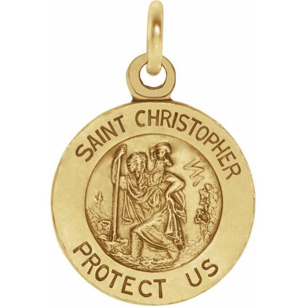 St. Christopher Medal Pendant