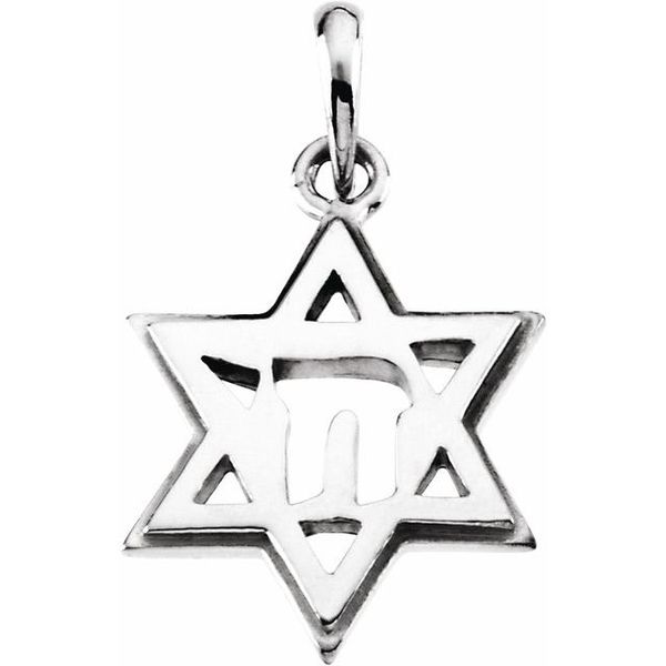 Star of David Chai Pendant