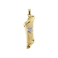 Hollow Mezuzah Pendant