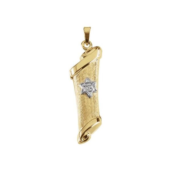 Hollow Mezuzah Pendant