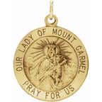 Our Lady of Mount Carmel Medal Pendant