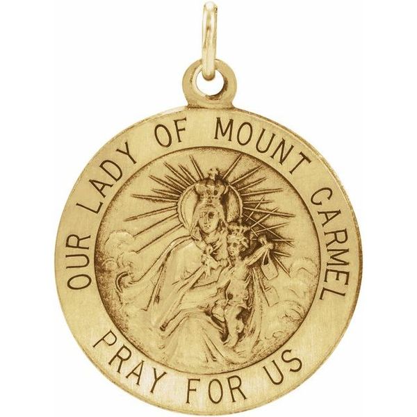 Our Lady of Mount Carmel Medal Pendant