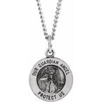 Guardian Angel Medal Necklace
