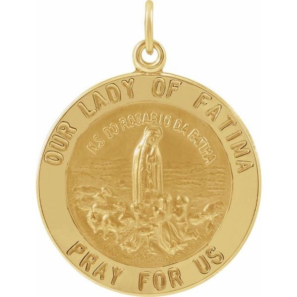 Our Lady of Fatima Medal Pendant