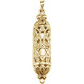 Hollow Mezuzah Pendant