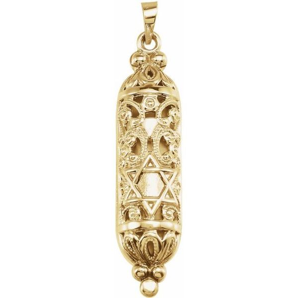 Hollow Mezuzah Pendant