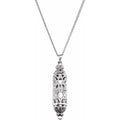 Hollow Mezuzah Necklace