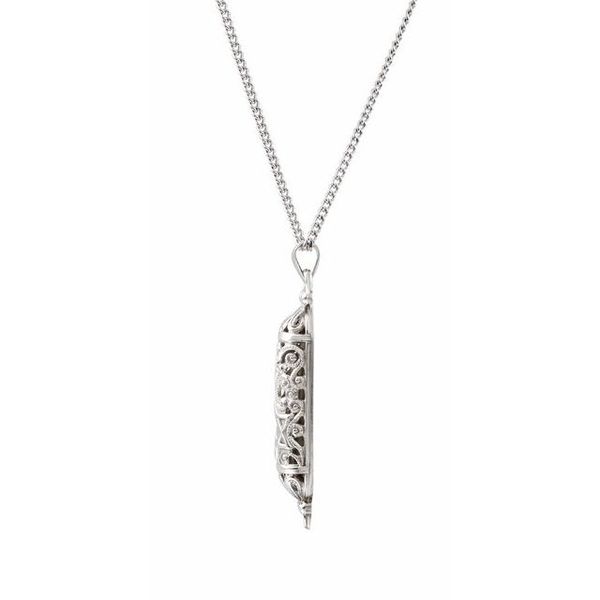 Hollow Mezuzah Necklace - Image 2