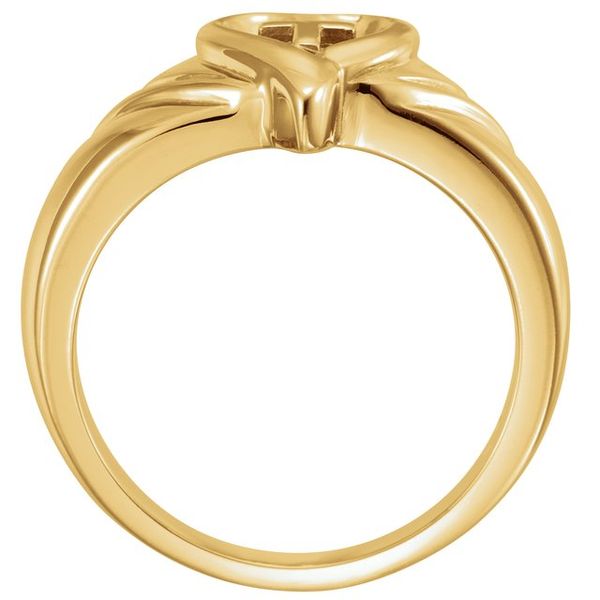 Heart & Cross Ring - Image 2