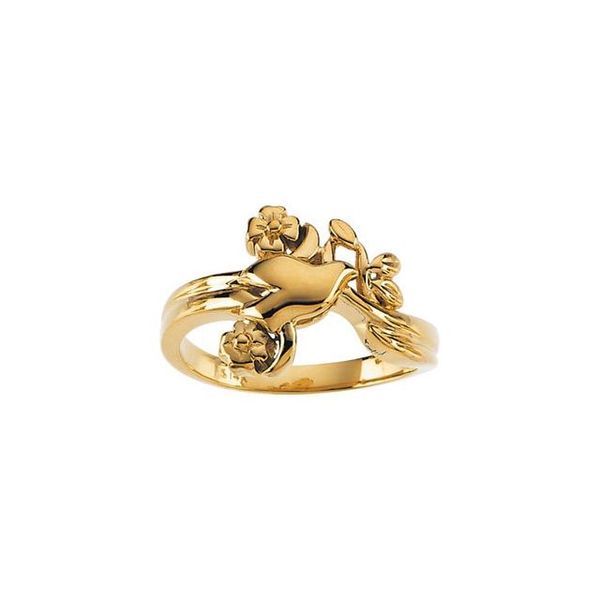 Floral Holy Spirit Ring
