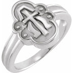 Alpha Omega Cross Ring