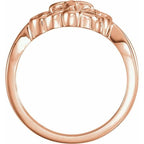 Sculptural Cross Ring - Image 2
