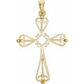 Sculptural Cross Pendant