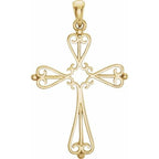 Sculptural Cross Pendant