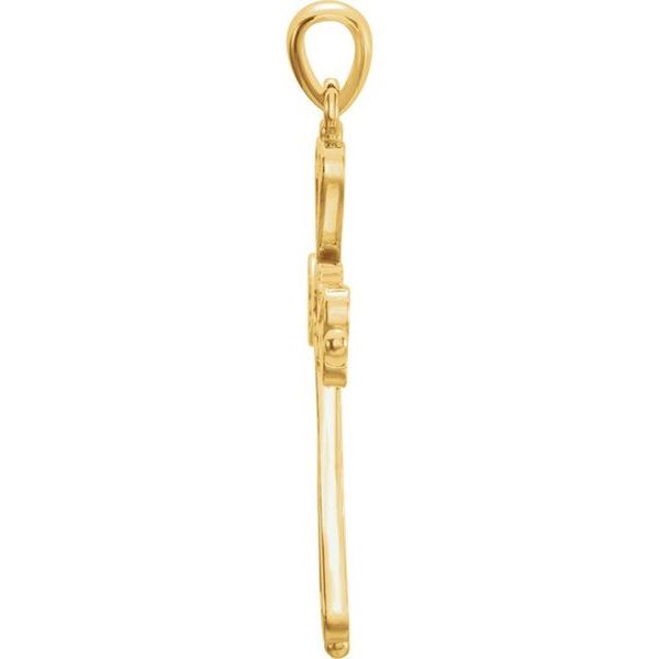 Sculptural Cross Pendant - Image 2