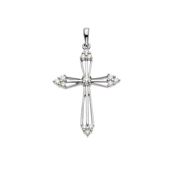 Accented Cross Pendant