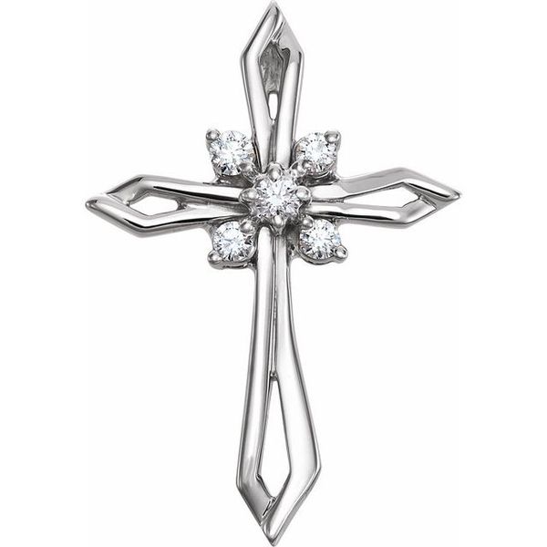 Accented Cross Pendant