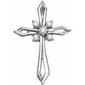 Accented Cross Pendant
