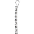 Accented Cross Pendant - Image 2