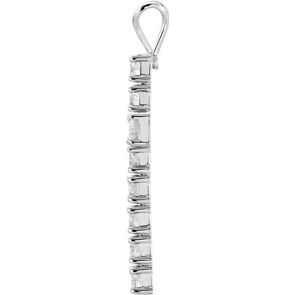 Accented Cross Pendant - Image 2