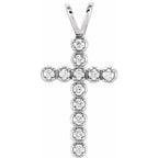 Accented Cross Pendant