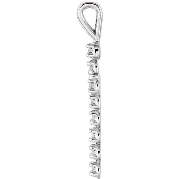Accented Cross Pendant - Image 2