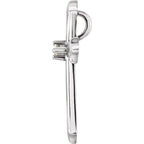 Solitaire Cross Pendant - Image 2