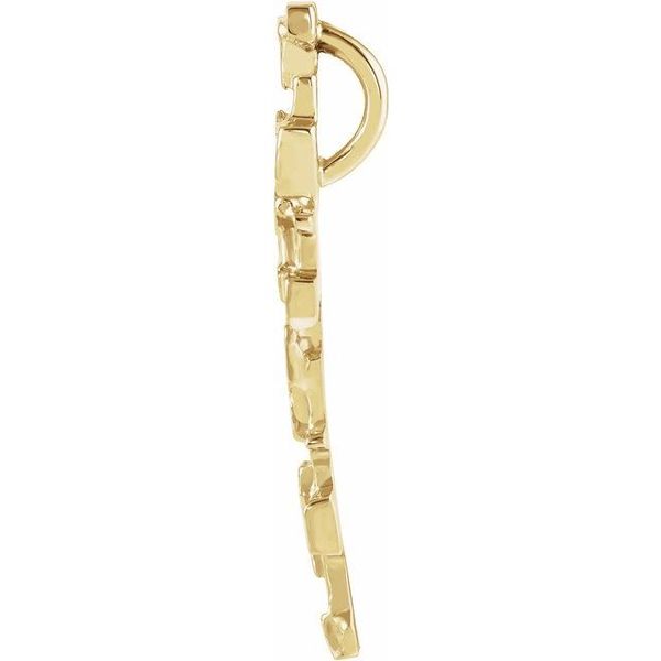 Nugget Cross Pendant - Image 2