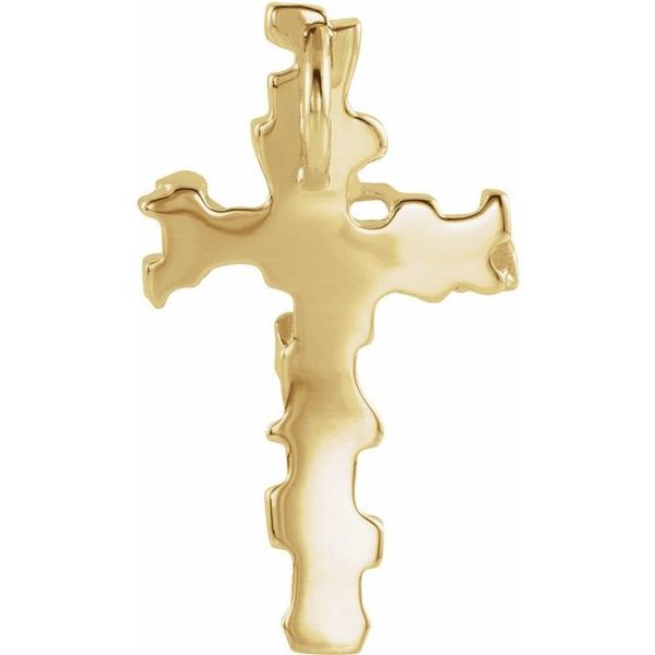 Nugget Cross Pendant - Image 3