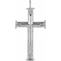Tree Bark Cross Pendant