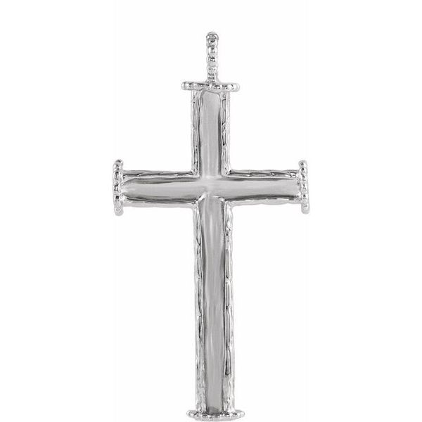 Tree Bark Cross Pendant - Image 3