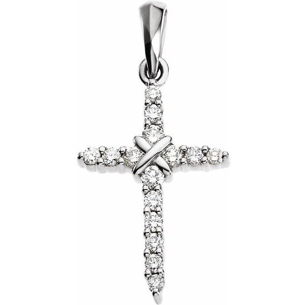 Accented Cross Pendant