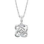 Sterling Silver Diamond Pendant