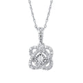 Sterling Silver Diamond Pendant