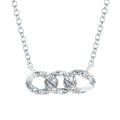 Sterling Silver Diamond Pendant
