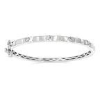 Sterling Silver Diamond Bracelet