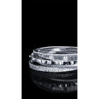 Sterling Silver Diamond Bracelet - Image 4