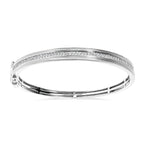 Sterling Silver Diamond Bracelet