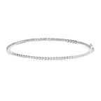Sterling Silver Diamond Bracelet