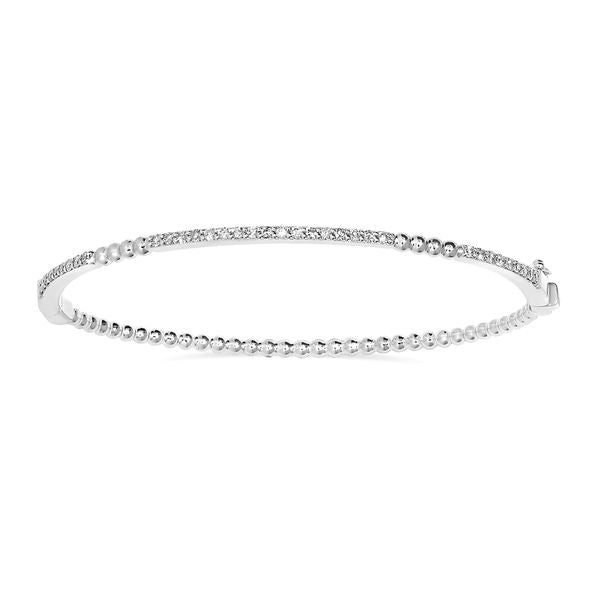 Sterling Silver Diamond Bracelet