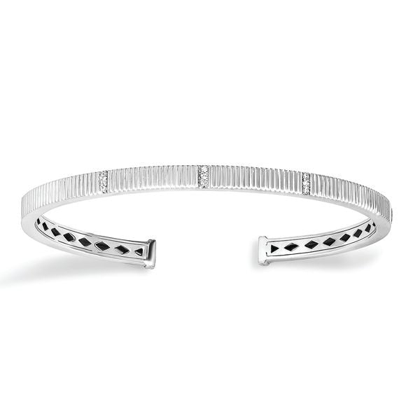 Sterling Silver Diamond Bracelet