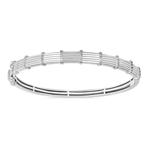 Sterling Silver Diamond Bracelet