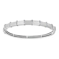 Sterling Silver Diamond Bracelet