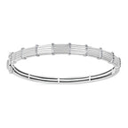 Sterling Silver Diamond Bracelet
