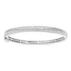 Sterling Silver Diamond Bracelet