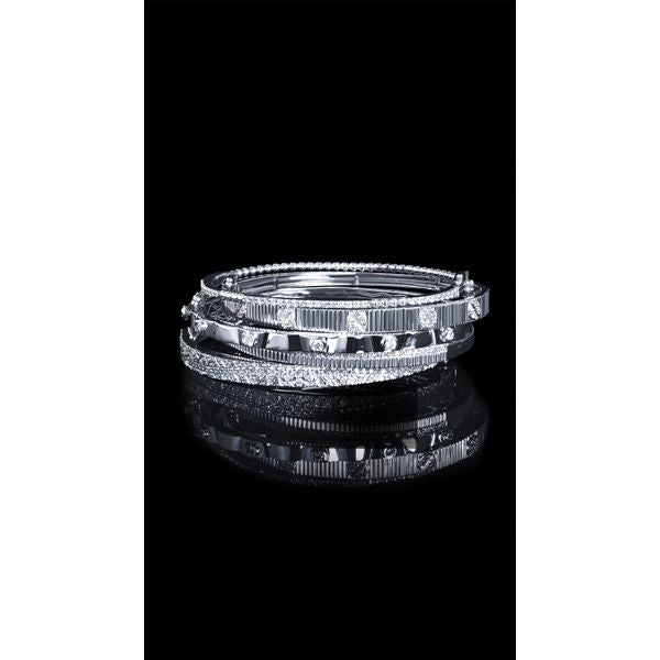 Sterling Silver Diamond Bracelet - Image 5