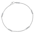 Sterling Silver Diamond Bracelet