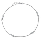 Sterling Silver Diamond Bracelet