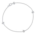 Sterling Silver Diamond Bracelet