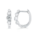 Sterling Silver Diamond Earrings